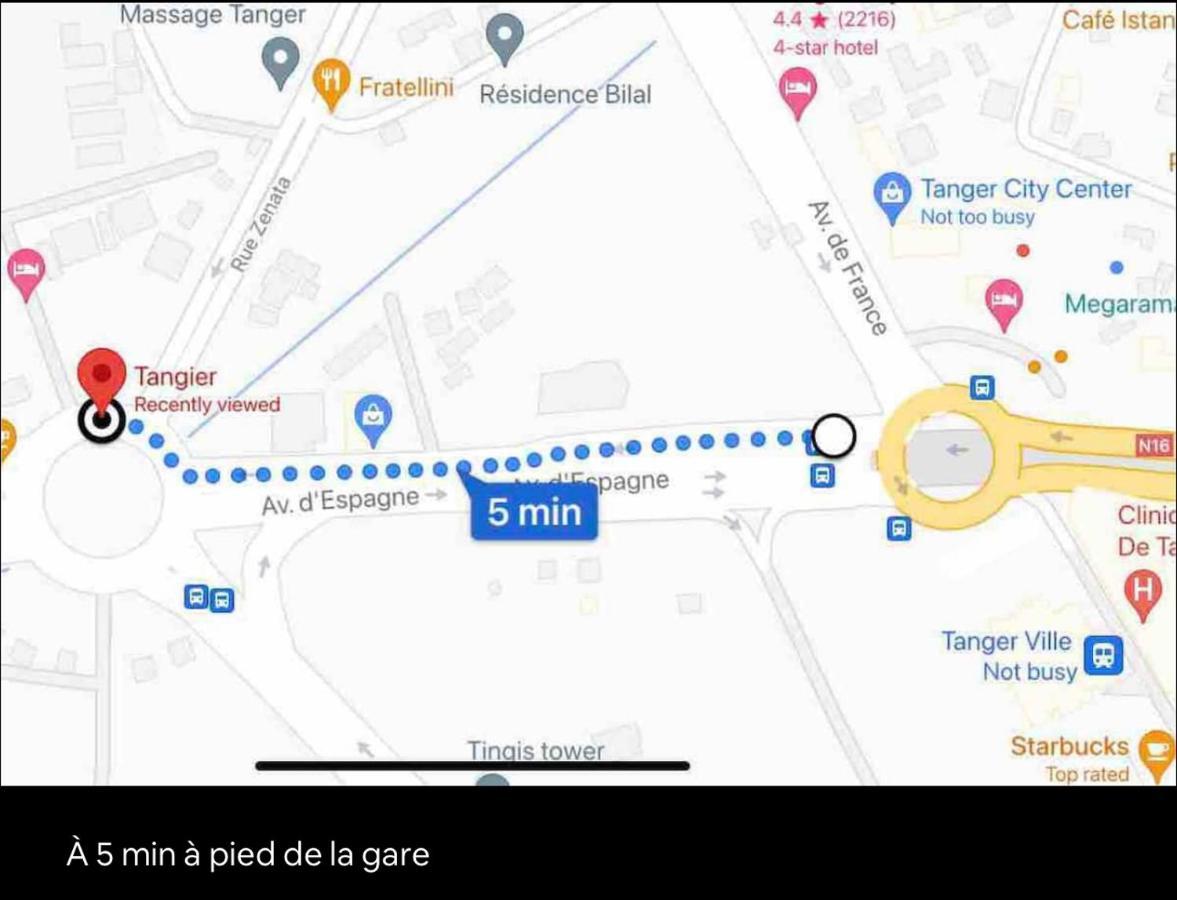 Joli Studio Vue Sur Mer - Gare Tgv Tanger Zewnętrze zdjęcie