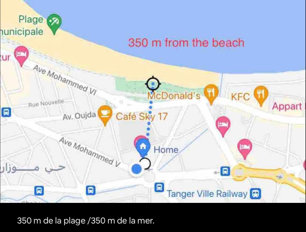 Joli Studio Vue Sur Mer - Gare Tgv Tanger Zewnętrze zdjęcie